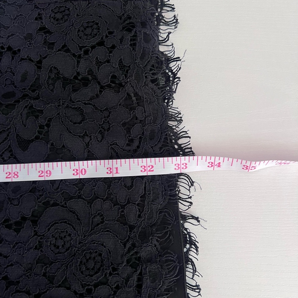 Bardot Women's Faedra Dress Size Black Long Sleeve Floral Lace Dress Size M - Picture 9 of 12